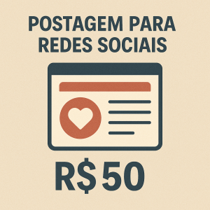 postagem para redes sociais imagem + texto