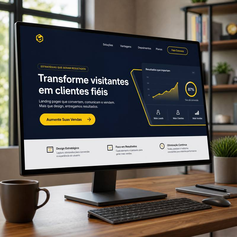 Criação de Landing Page Profissional